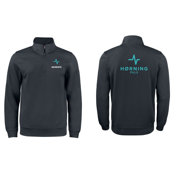 Clique Basic Active Half Zip Junior 021072 - Hrning Puls Frivillige