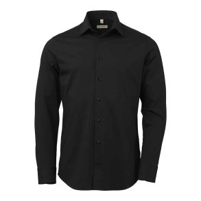 Oakmore Stretch Poplin Skjorte Herre OM07
