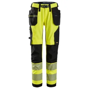 Snickers High-Vis Stretch Arbejdsbukser 6943