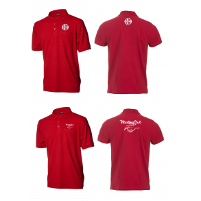 ID Polo-shirt 0520 Rd - Mustang Club