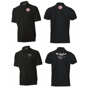 ID Polo-shirt 0520 Sort - Mustang Club
