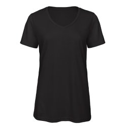 B&C V-Neck Triblend T-Shirt Dame TW058