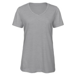 B&C V-Neck Triblend T-Shirt Dame TW058