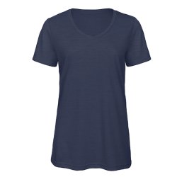 B&C V-Neck Triblend T-Shirt Dame TW058