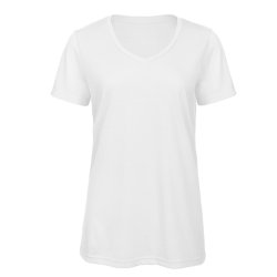 B&C V-Neck Triblend T-Shirt Dame TW058