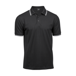 Tee Jays Luxury Stripe Stretch Polo Herre 1407