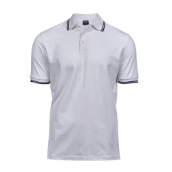 Tee Jays Luxury Stripe Stretch Polo Herre 1407