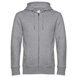 B&C Zipped Hooded Herre WU03K