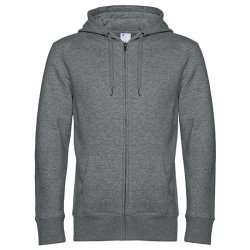 B&C Zipped Hooded Herre WU03K