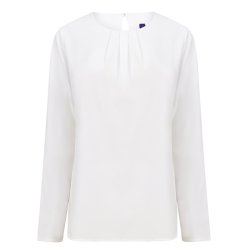 Henbury Langrmet Bluse Dame H598