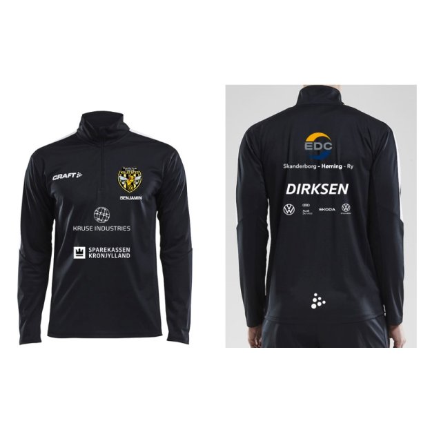 Craft Progress Halfzip L/S Tee Herre 1905611 - Skanderborg Floorball
