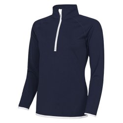 Just Cool 1/2 Zip Sweat Dame JC036