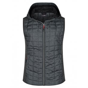 James & Nicholson Knitted Hybrid Vest Dame JN767