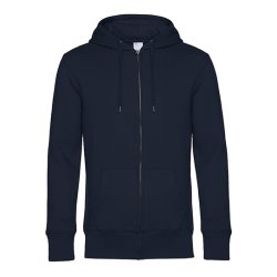 B&C Zipped Hooded Herre WU03K