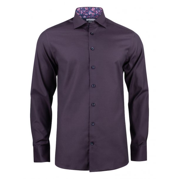 J. Harvest &amp; Frost Purple Bow 142 Skjorte Slim Fit 2914202