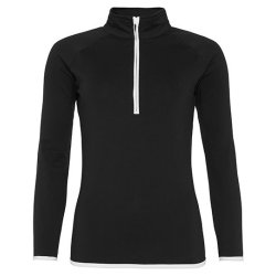 Just Cool 1/2 Zip Sweat Dame JC036