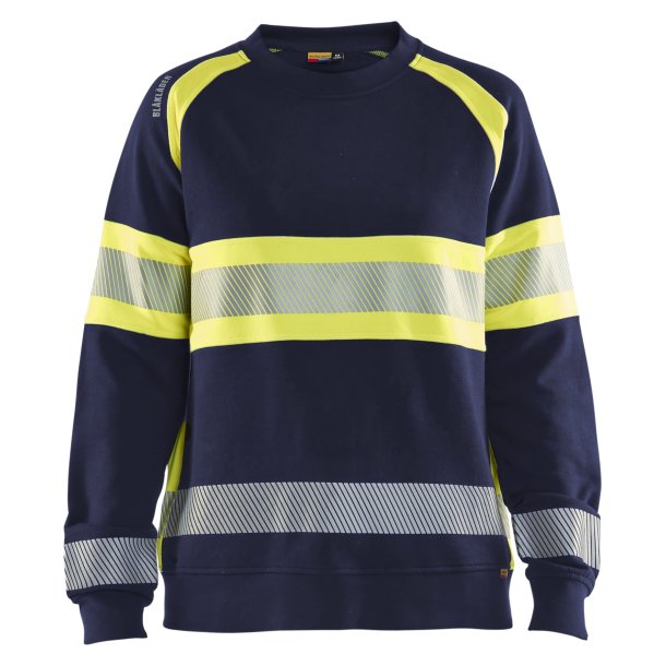 Blkl&auml;der High Vis Sweatshirt Dame 3409 1158