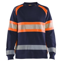 Bl�kl�der High Vis Sweatshirt Dame 3409 1158