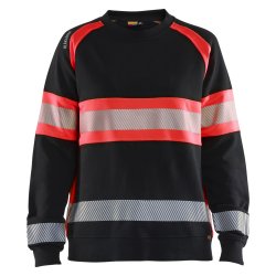 Bl�kl�der High Vis Sweatshirt Dame 3409 1158