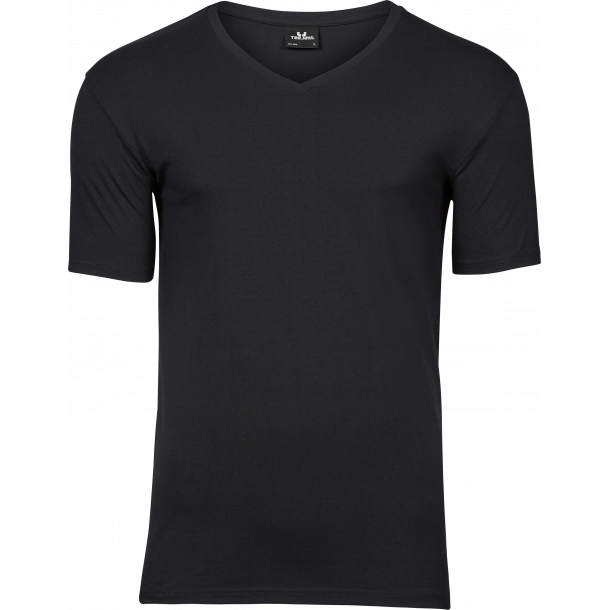 Tee Jays Stretch V-hals T-shirt Herre 401 - SlothWear