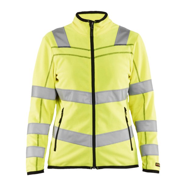 Blkl&auml;der High Vis Microfleece Jakke Dame 4966 1010