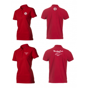 ID Piqu&eacute; Polo-shirt Dame R�d - Mustang Club