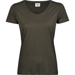 Tee Jays Luxury V-neck Tee Dame 5005 (U)