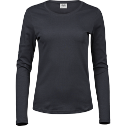 Tee Jays Interlock Tee L/S Dame 590