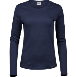 Tee Jays Interlock Tee L/S Dame 590