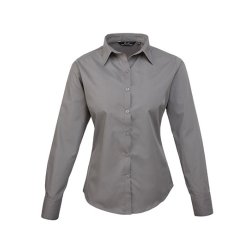Premier Poplin Skjorte L/S Dame PR300
