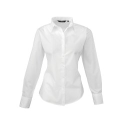 Premier Poplin Skjorte L/S Dame PR300