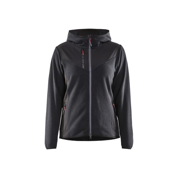 Blklader Strikket Jakke Med Softshell Dame 5941 2536