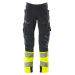 01017 M&oslash;rk Marine/Hi-Vis Gul,C44 - Skridtl�ngde 82 cm