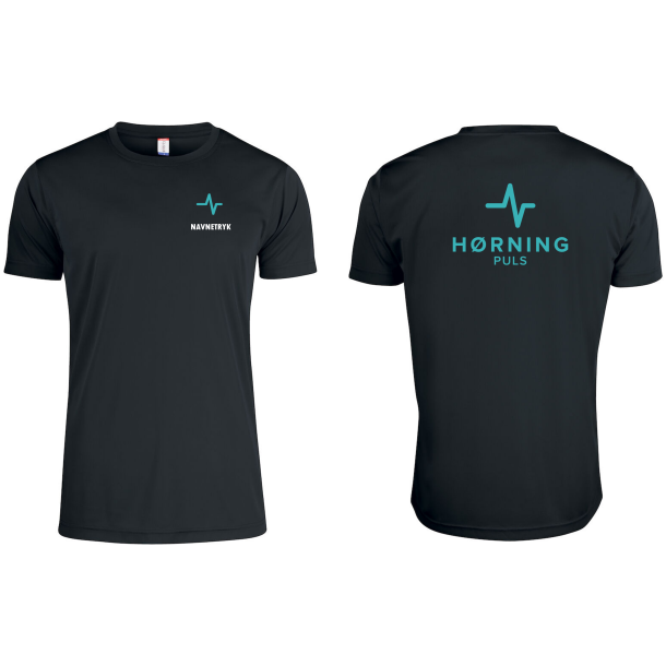 Clique Basic Active T-shirt Herre 029038 - Hrning Puls Frivillige