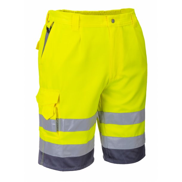 Portwest Hi-Vis Poly-Bomuld Shorts E043