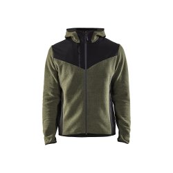 Blkl&auml;der Strikket Jakke Med Softshell 5940 2536