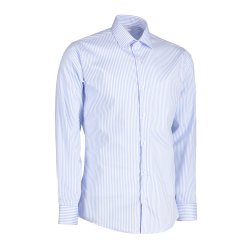 Seven Seas Fine Twill Kadet Skjorte Slim Fit Herre L/S S90