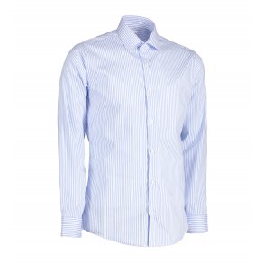 Seven Seas Fine Twill Kadet Skjorte Slim Fit Herre L/S S90