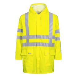 Lyngse PU Hi-Vis Regnjakke LR55