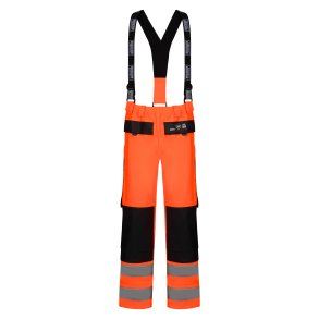Lyngs�e Hi-Vis Regnbukser i Kraftig PU/PVC Kvalitet LR9012