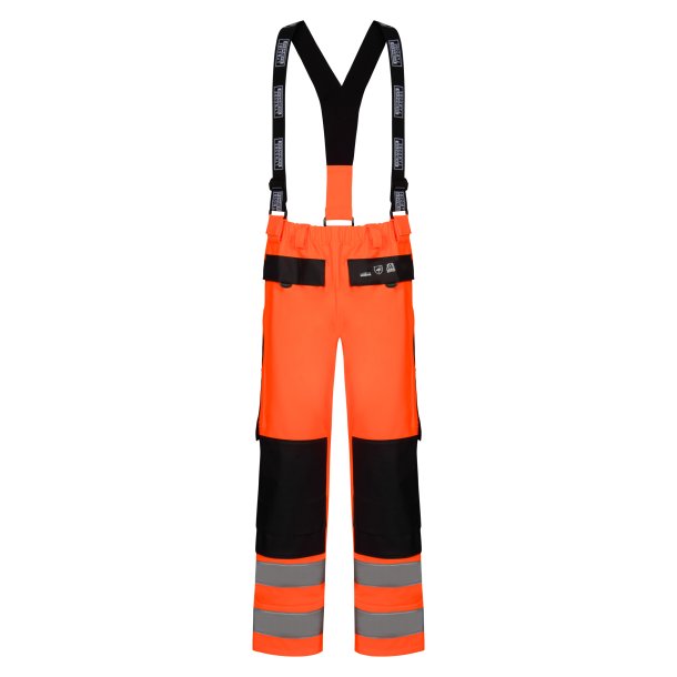 Lyngs�e Hi-Vis Regnbukser i Kraftig PU/PVC Kvalitet LR9012