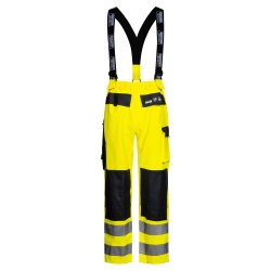 Lyngs�e Hi-Vis Regnbukser i Kraftig PU/PVC Kvalitet LR9012