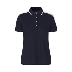 ID Poloshirt Kontrast Dame 0531