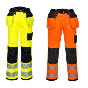 Portwest High Vis Stretch Bukser Med Hngelommer PW306
