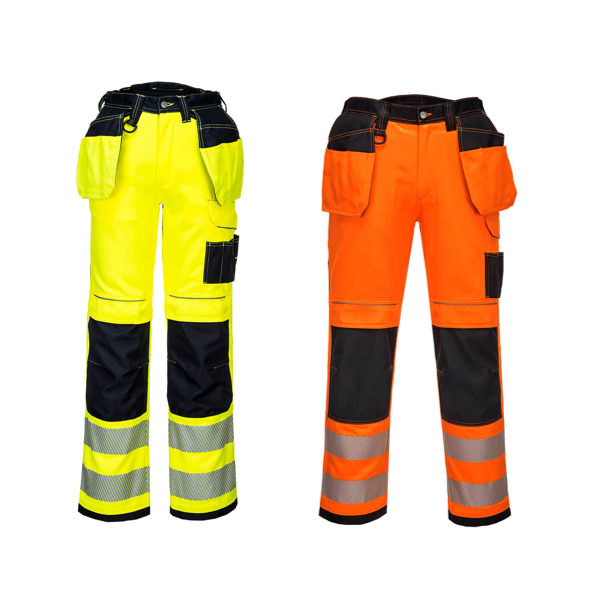 Portwest High Vis Stretch Bukser Med Hngelommer PW306