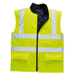 Portwest Hi-Vis Vendbar Bodywarmer S469