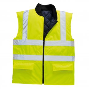 Portwest Hi-Vis Vendbar Bodywarmer S469