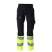 01017 Mørk Marine/Hi-Vis Gul,C44 - Skridtlngde 82 cm