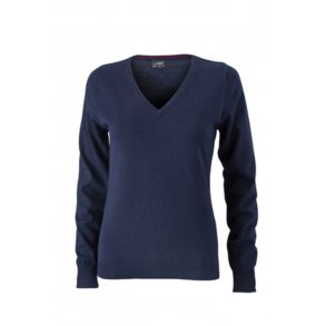 James & Nicholson V-neck Pullover Dame JN658