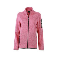 James &amp; Nicholson Knitted Fleece Jakke Dame JN761